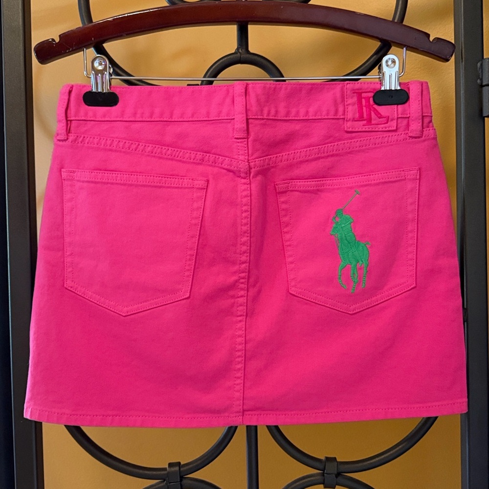 RALPH LAUREN Blue Label Collection Denim Mini Skirt - Picture 1 of 10